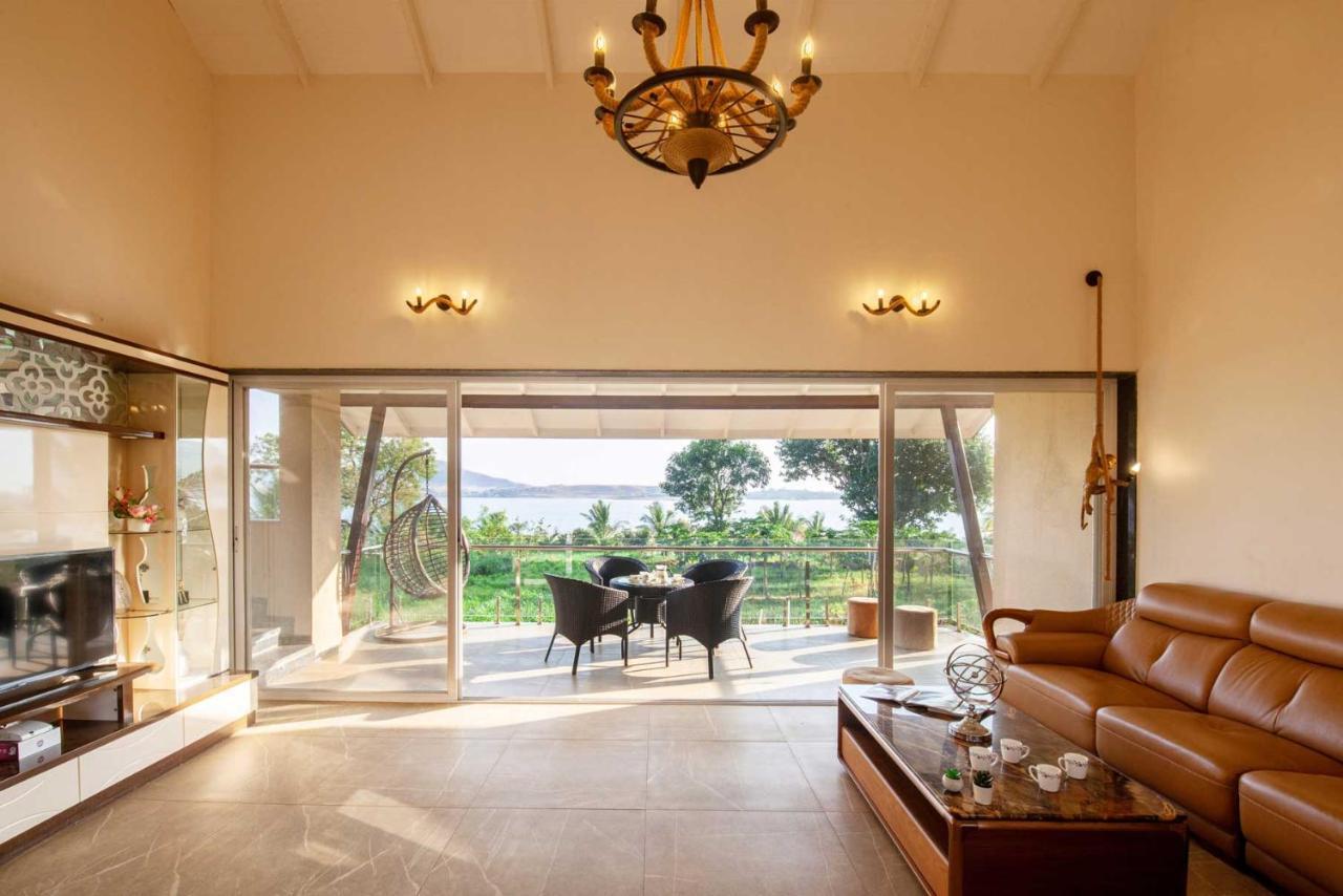 Luna Villa By Stayvista - Lakeside Charm With Terrace, Lush Lawn & Modern Decor Nashik Exterior photo